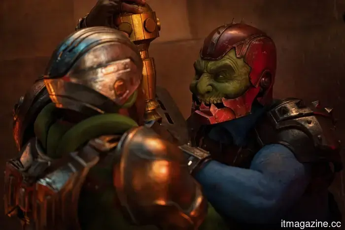 EXCLUSIVE: Sam C. Wilson, a star of Masters of the Universe, discusses the film’s lively visuals, stunt work, and practical effects.