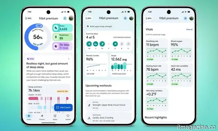 Google's upcoming wearable may be the display-free Fitbit Air, aiming to compete with Whoop's dominance.