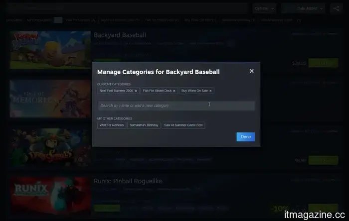 Valve has recently implemented a significant quality-of-life improvement for Steam wishlists and gifting.
