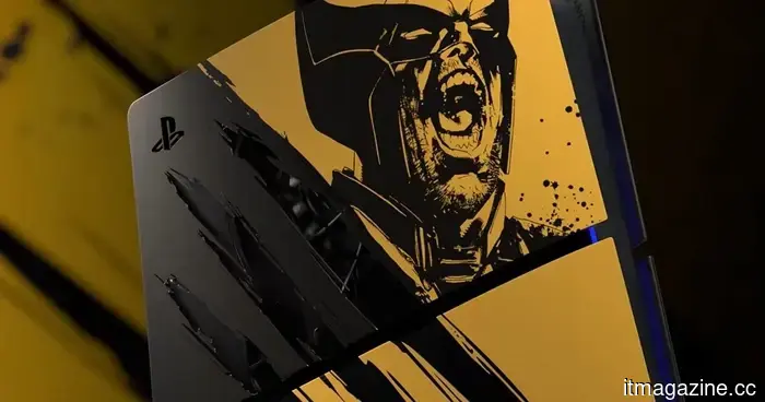 У Sony Wolverine PS5 на корпусе есть настоящие следы от когтей.