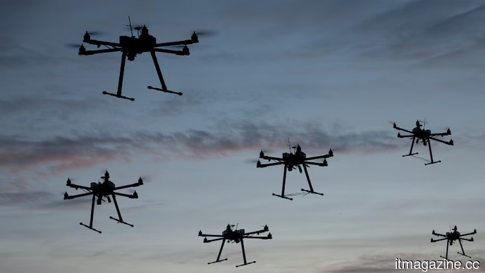 Drone manufacturers compete to develop navigation systems that can withstand jamming in war zones.