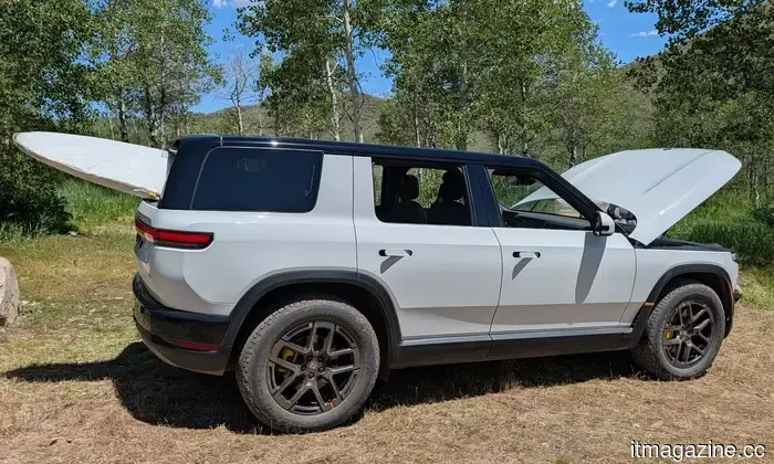 Rivian R2 initial drive: A mid-sized electric vehicle disruptor exceeding expectations for its price point.