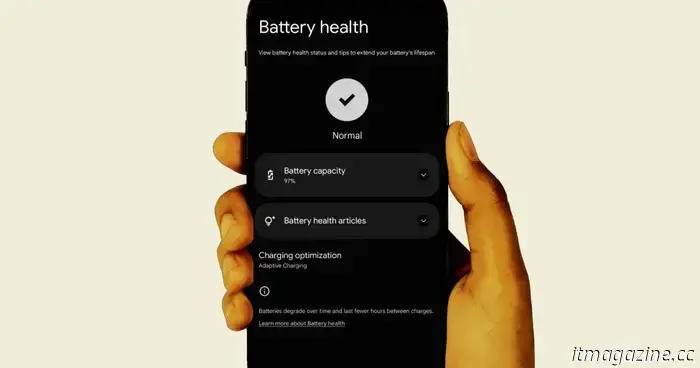 The latest beta of Android 16 introduces a Battery Health feature similar to that of the iPhone.