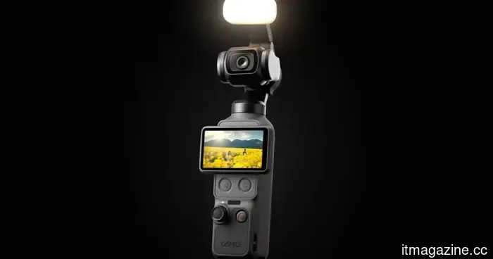DJI Osmo Pocket 4 punta a video in condizioni di scarsa illuminazione e azione veloce