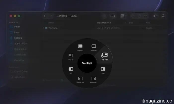 Dejé que el menú radial se apoderara de mi Mac, y nunca volveré atrás.