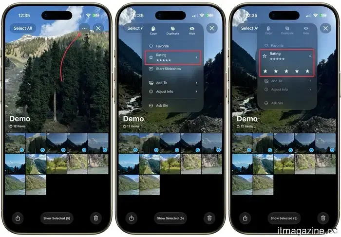Apple has finally allowed me to rate my photos, and I can't get enough of it.