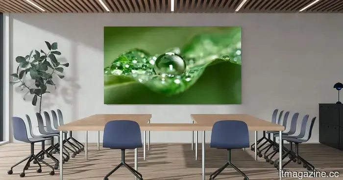 Sony's latest 135-inch display exemplifies the pinnacle of opulence for boardrooms.
