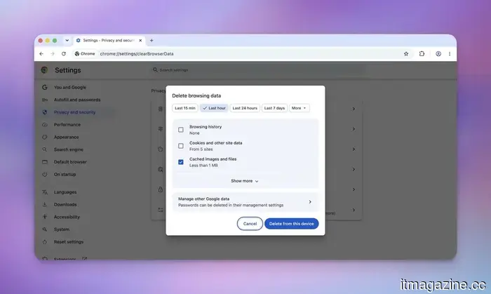 How to clear your browser cache in Chrome, Edge, Firefox, Safari, or Opera.