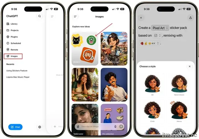 ChatGPT può ora trasformare le tue foto in adesivi personalizzati per iMessage e WhatsApp.