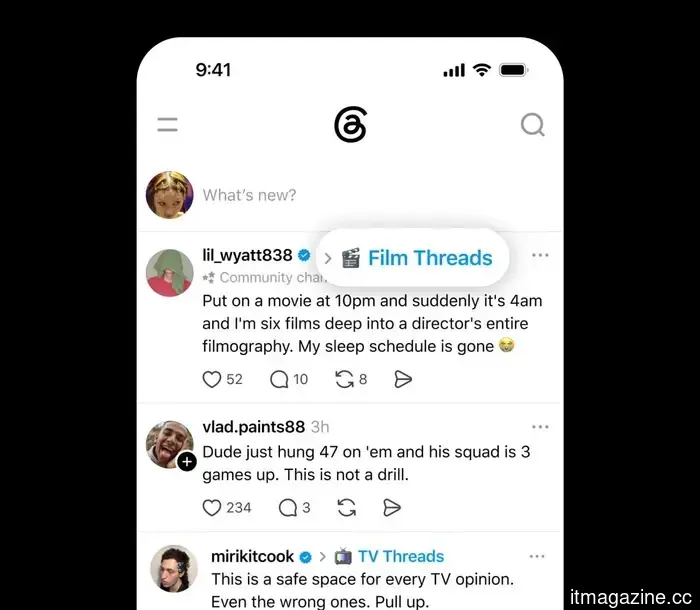 Threads simplifies the process of discovering your community and filtering out content you prefer not to view.