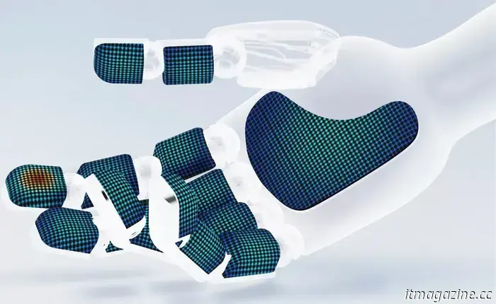 Эта искусственная кожа могла бы придать роботам «человеко-подобную» чувствительность.