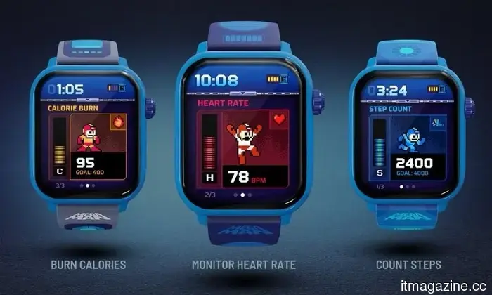 Questo orologio da gioco retro può monitorare la tua frequenza cardiaca e riprodurre anche Mega Man 2.