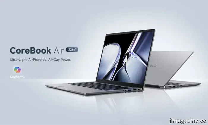 Chuwi's CoreBook Air aims to be an uncommon ultra-light Copilot+ laptop that comes at an affordable price.
