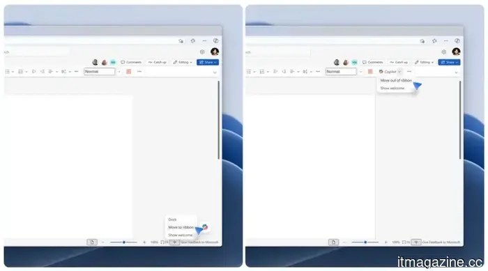 Microsoft permetterà agli utenti di disabilitare il pulsante flottante Copilot nell'app Office