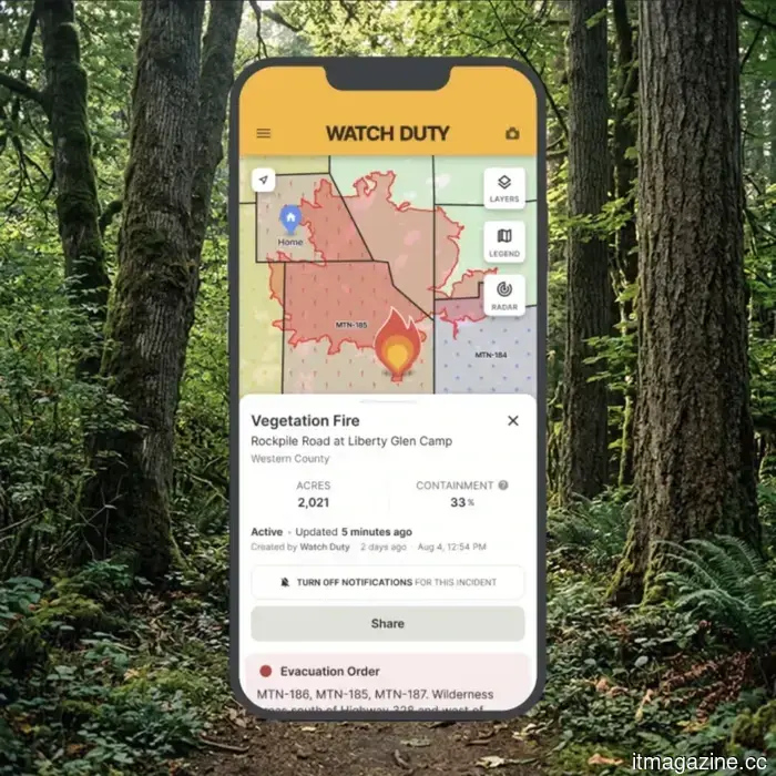 The wildfire app that has gained popularity in America is aiming to tackle even larger disasters.