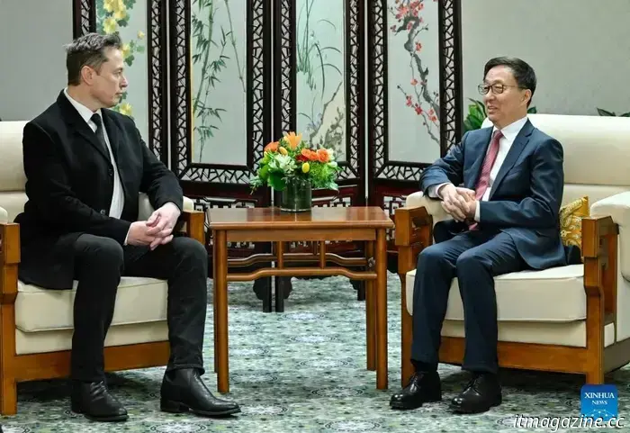 A senior Chinese official meets with Elon Musk as Trump starts his second term.