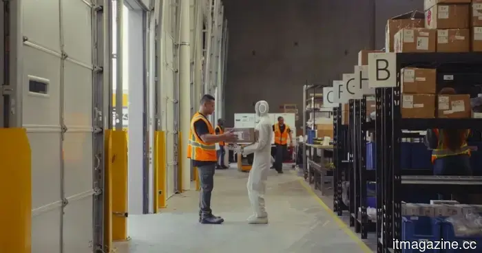 1X muestra el robot humanoide Neo ayudando a los humanos a crear más de su tipo.