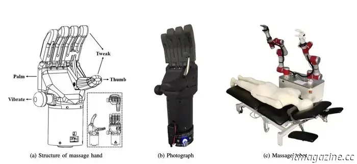 Relaxing massage from steel hands from Shanghai
