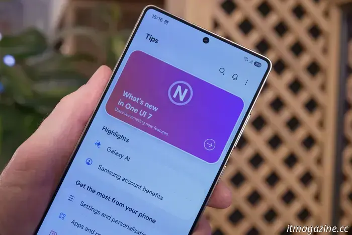 Samsung apre One UI 7 beta per i foldables e conferma la finestra di rilascio stabile