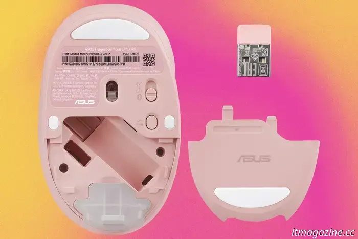 Asus venderá un mouse que también es un difusor de aceite aromático