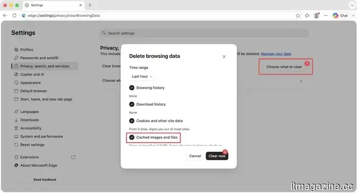 How to clear your browser cache in Chrome, Edge, Firefox, Safari, or Opera.