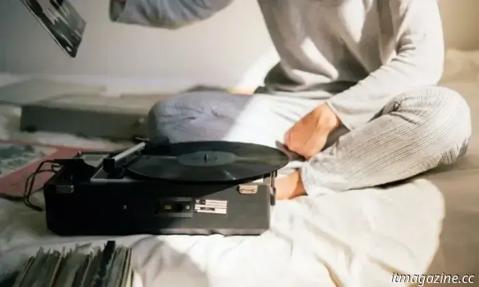 The Mixx Revival 55 suitcase record player is adorable, vibrant, and ideal for beginners.