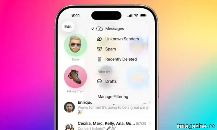 Il tuo iPhone potrebbe presto segnalare iMessage dannosi prima che possano causare danni.