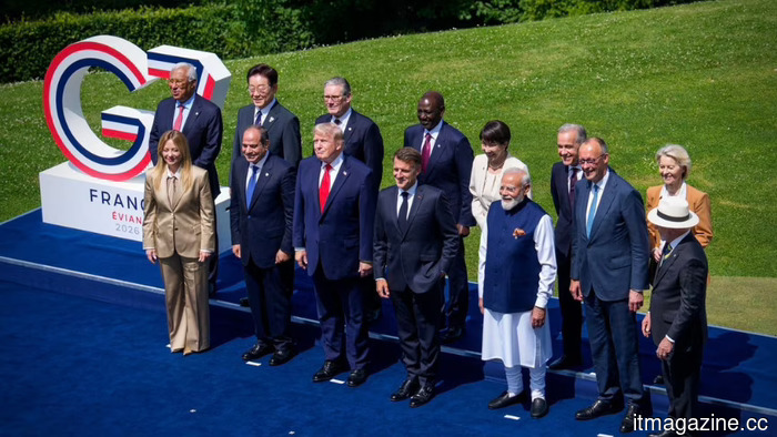 Europe worries about American AI as the tech industry converges in France.