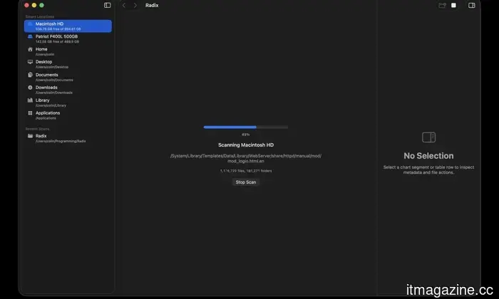 If you own a Mac, you ought to check out this free and aesthetically pleasing disk space utility.