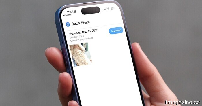 Il tuo telefono Android può ora condividere file con qualsiasi iPhone utilizzando un codice QR di Condivisione Rapida.