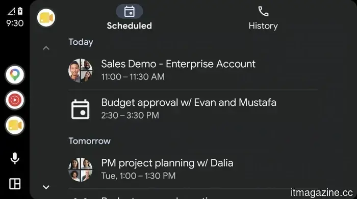 Google Meet finalmente llega a Android Auto, dándote una excusa menos para saltarte una reunión.