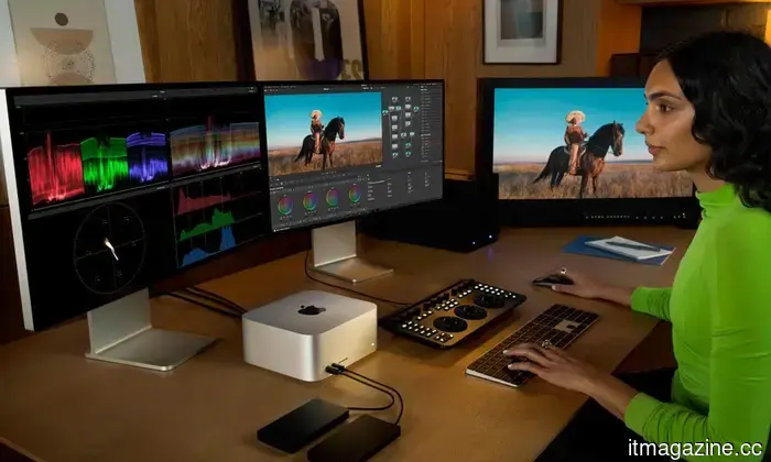 El próximo Mac Studio de Apple podría recibir un nuevo chip M5 Ultra y una actualización de refrigeración.