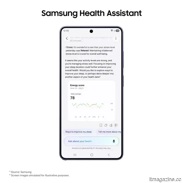Samsung's latest AI assistant aims to clarify the significance of your health data.