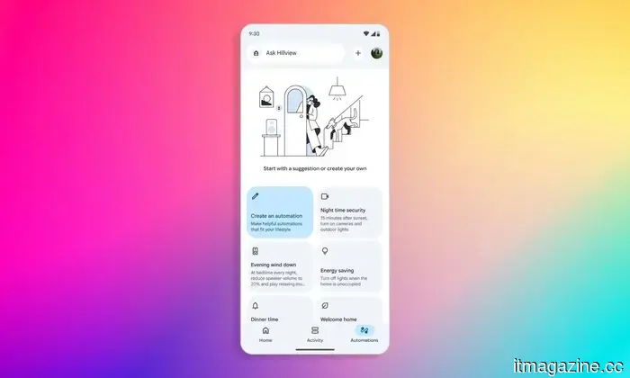 The recent update for Google Home simplifies the process of initiating automations.