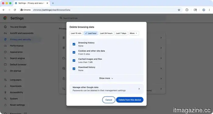 How to clear your browser cache in Chrome, Edge, Firefox, Safari, or Opera.