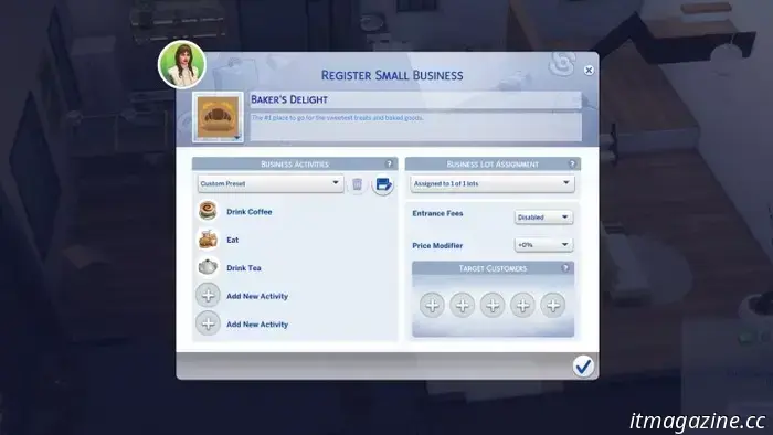 How to establish and operate a small business in The Sims 4: Businesses and Hobbies.