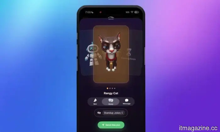 Pixi aims to enhance your dull text messages by introducing AR characters that respond to you.