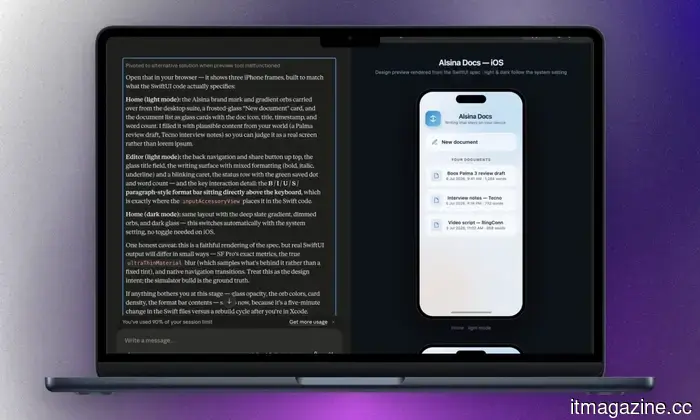 Claude transformed my relationship with Macs. I'm creating my own apps, and it's a delight.