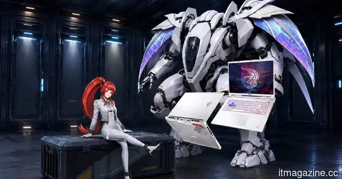 MSI запускает белый 16-дюймовый игровой ноутбук с 12 ГБ RTX 5070 и множеством соответствующих аксессуаров