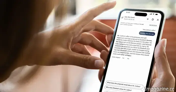 Kindle's latest "ask this book" feature enables readers to find answers without having to navigate away from the page.