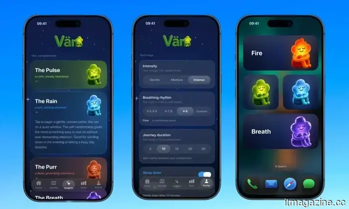Esta aplicación gratuita para iPhone utiliza hápticas relajantes para ayudarte a calmarte.