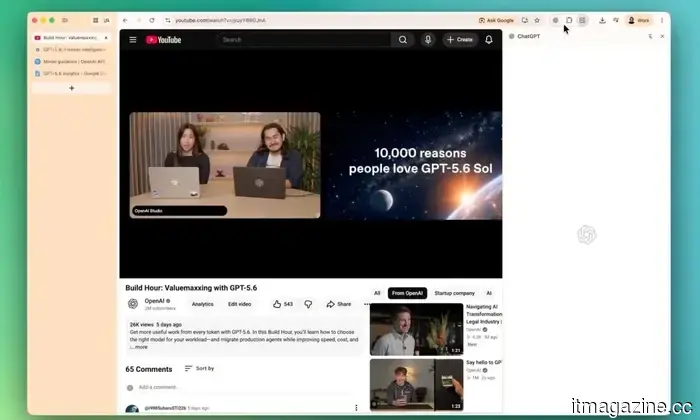 L'estensione di Chrome di ChatGPT può ora leggere le tue schede, i video di YouTube e il testo evidenziato.