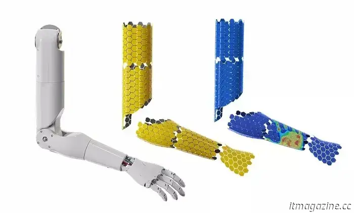 Эта искусственная кожа могла бы придать роботам «человеко-подобную» чувствительность.