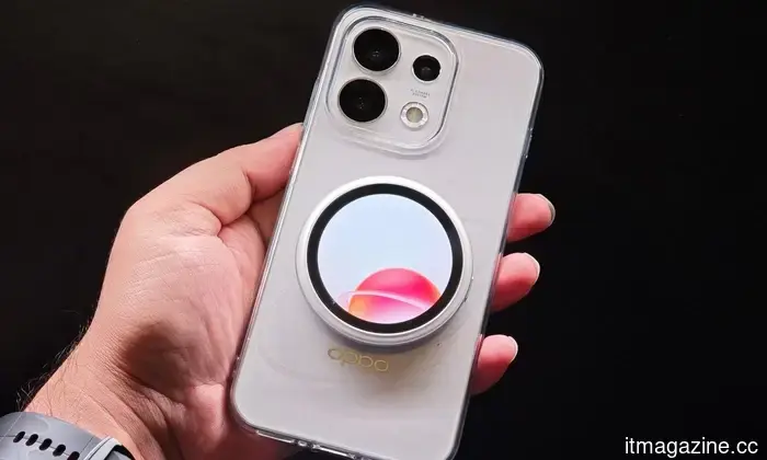 Этот телефон Oppo имеет дикий 3D-задник, но его магнитный пузырь - настоящий фокус на вечеринке.