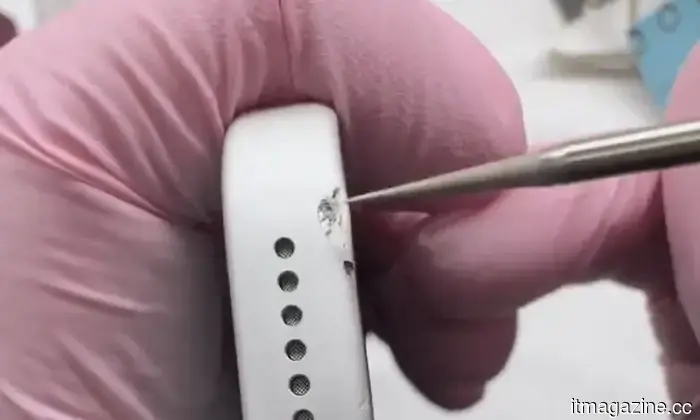 Repair shops in China seem to have discovered a method for fixing unsightly dents on iPhones.