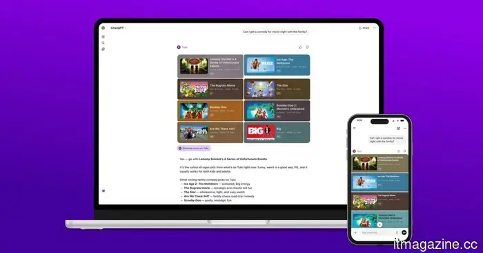 You can now request ChatGPT to help you discover your next movie or TV show on Tubi.