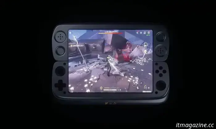 This portable gaming device will enable you to have a large 8-inch display conveniently in your pocket.
