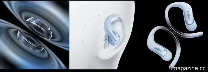 Shokz OpenFit Air 2 sostituisce i controlli touch con pulsanti a pressione per prevenire tocchi accidentali.