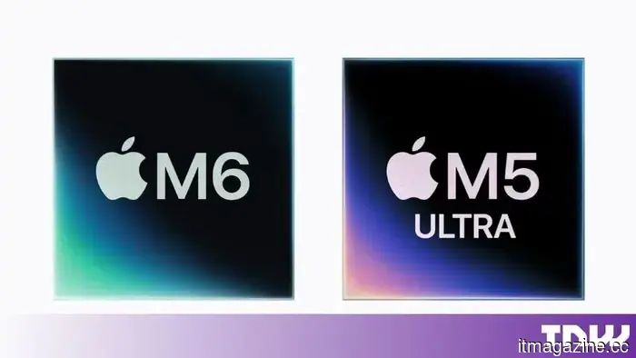 Apple presenta los chips M6 y M5 Ultra con un gran salto en el rendimiento de IA.