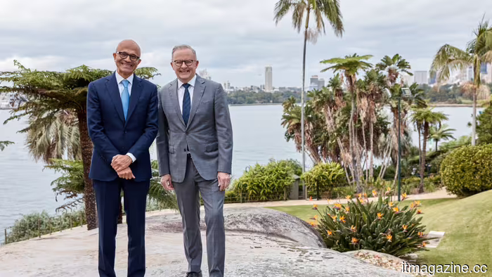 Microsoft pledges A$25 billion to Australia by the year 2029.
